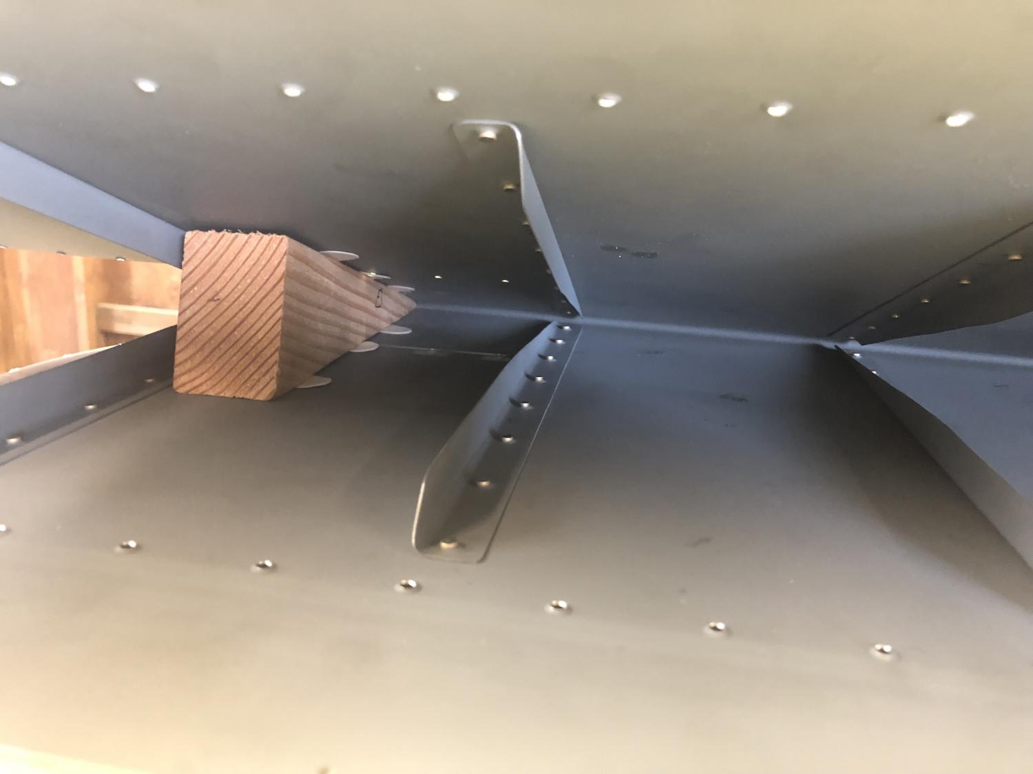Elevator trim inset bend