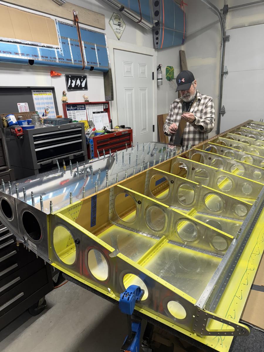 RV-10 fuel tank progress