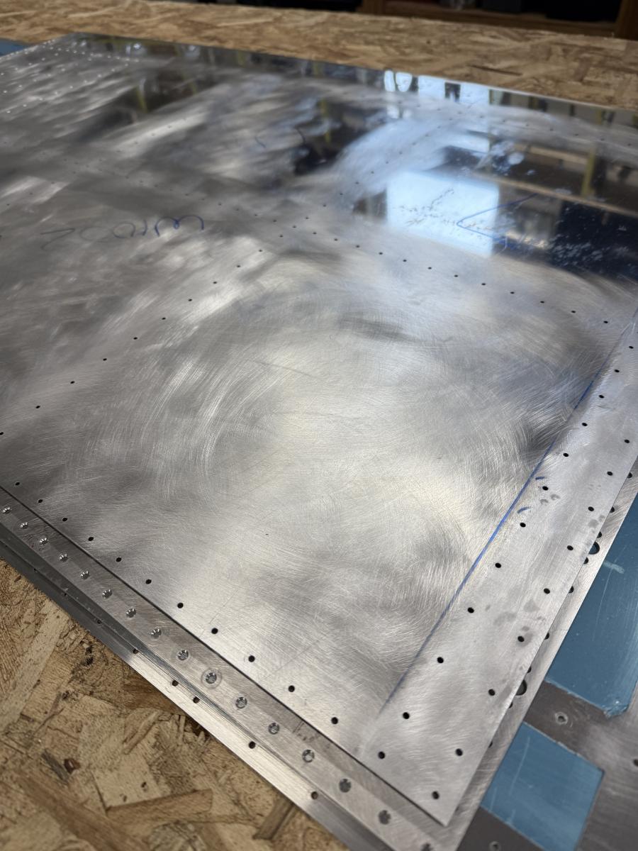Deburring wing skins
